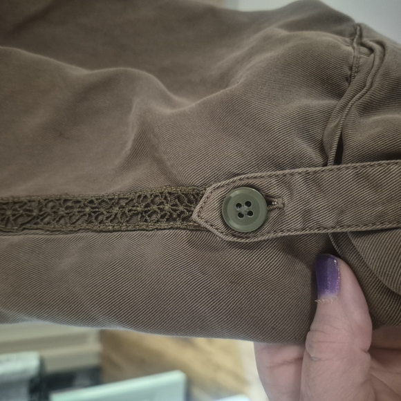 Coldwater Creek Brown Tan Joggers Lyocell 16 Xl Pull On - Picture 5 of 9